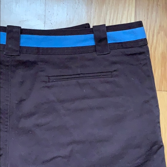 Tory Burch Brown and Blue Cotton Shorts 12 - Picture 9 of 11